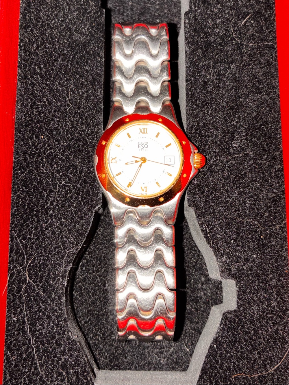 ESQ by Movado Freedom Two-Tone Stainless Steel Women’s Watch with Gold Accents